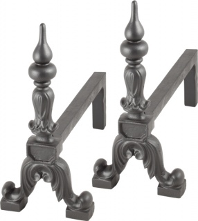 Pinnacle Cast Iron Fire Dogs